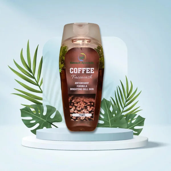 Kawach Ayurveda Coffee Facewash – Energizing & Deep Cleansing Formula