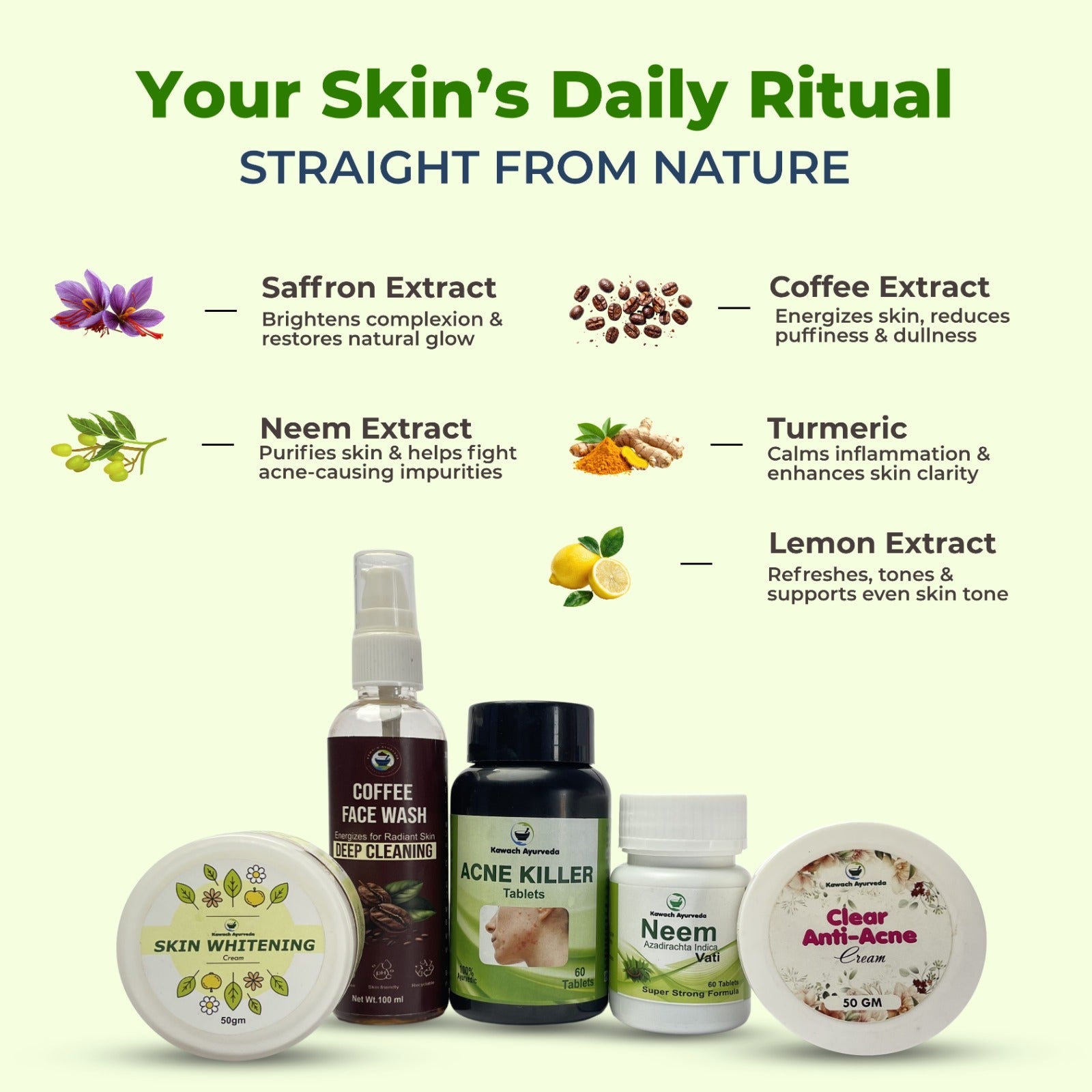 Acne Removal Kit - Kawachayurveda